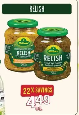 Marché Adonis RELISH offer