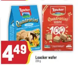 Marché Adonis Loacker wafer offer