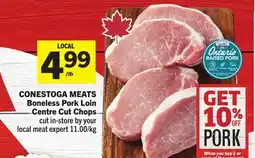 Foodland Boneless Pork Loin Centre Cut Chops offer