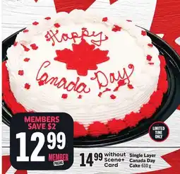 Foodland Single Layer Canada Day Cake offer