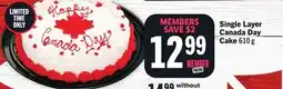 Foodland Single Layer Canada Day Cake offer