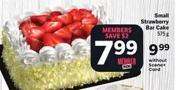 Foodland Small Strawberry Bar Cake offer