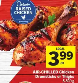 Foodland AIR-CHILLED Chicken Drumsticks or Thighs offer