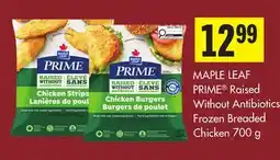 Foodland PRIME Raised Without Antibiotics Frozen Breaded Chicken offer