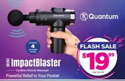 Showcase Quantum Mini ImpactBlaster Massager offer