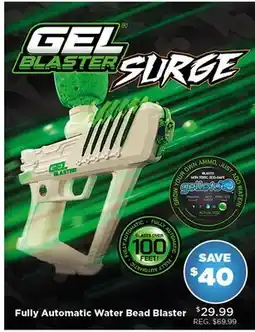 Showcase Gel Blaster SURGE Fully Automatic Water Bead Blaster offer