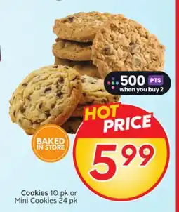 Sobeys Cookies 10pk or Mini Cookies 24pk offer