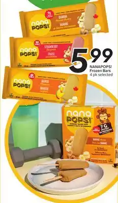 Sobeys NANAPOPS! Frozen Bars offer