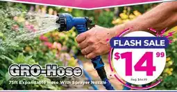 Showcase GRO-Hose 75ft Expandable Hose With Sprayer Nozzle offer