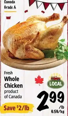 Farm Boy Fresh Whole LOCAL Chicken offer