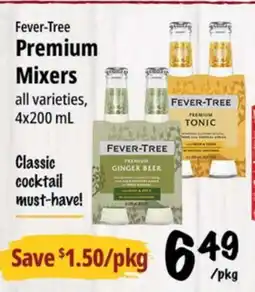 Farm Boy Fever-Tree Premium Mixers offer