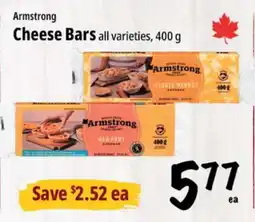 Farm Boy Armstrong Cheese Bars offer