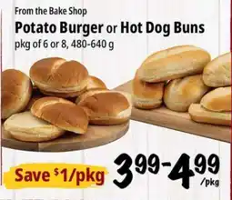 Farm Boy From the Bake Shop Potato Burger or Hot Dog Buns offer