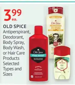 IDA Pharmacy OLD SPICE Antiperspirant, Deodorant, Body Spray, Body Wash, or Hair Care Products offer