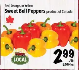 Farm Boy Red, Orange, or Yellow Sweet Bell Peppers offer