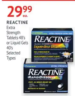 IDA Pharmacy REACTINE offer