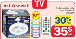 Rossy BELL+HOWELL Socket air light with remote control offer
