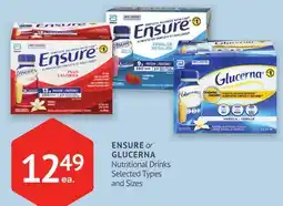 IDA Pharmacy ENSURE or GLUCERNA Nutritional Drinks offer