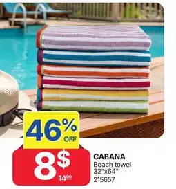 Rossy CABANA Beach towel offer