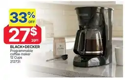 Rossy BLACK+DECKER Programmable coffee maker offer