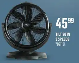 Canac Tilt Fan 20 in. 3 Speeds offer