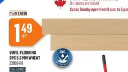 Canac VINYL FLOORING offer
