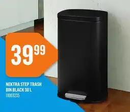 Canac NEKTRA Step Trash Bin Black offer