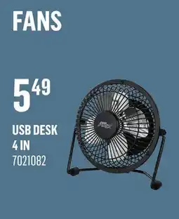 Canac USB Desk Fan 4 in offer