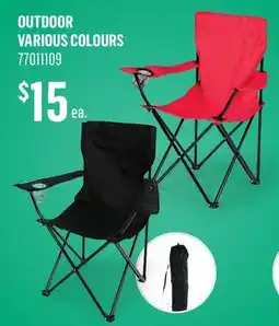 Canac Outdoor Folding Chair Various Colours offer