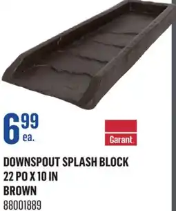 Canac Downspout Splash Block 22 pox10 in offer