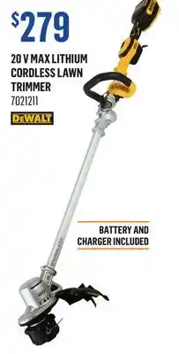 Canac 20 V Max Lithium Cordless Lawn Trimmer offer
