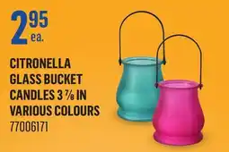 Canac Citronella Glass Bucket Candles 3 7/8 in offer