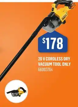 Canac 20 V Cordless Dry Vacuum Tool Only offer
