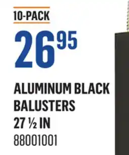 Canac Aluminum Black Balusters offer