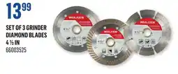 Canac Set of 3 Grinder Diamond Blades 4 1/2 in offer