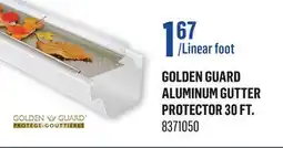 Canac Golden Guard Aluminum Gutter Protector 30 ft offer