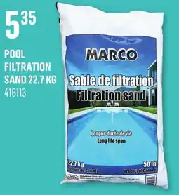 Canac POOL FILTRATION SAND offer