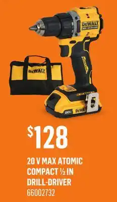 Canac 20 V MAX Atomic Compact 1/2in Drill-driver offer