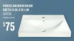 Canac Porcelain Wash Basin offer