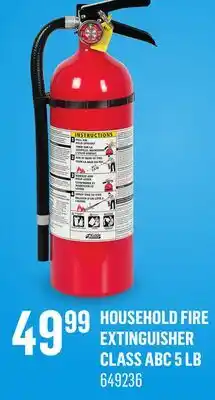 Canac HOUSEHOLD FIRE EXTINGUISHER CLASS ABC offer