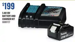 Canac 5Ah 18V Battery and Charger Kit offer