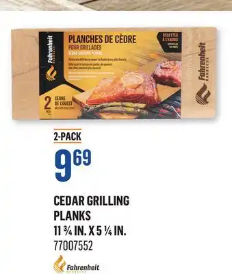 Canac CEDAR GRILLING PLANKS offer