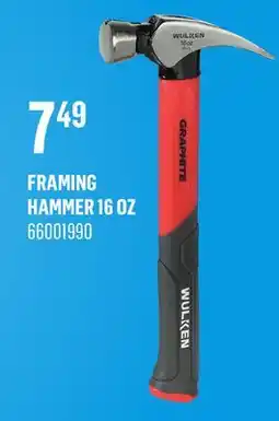 Canac Framing Hammer 16oz offer