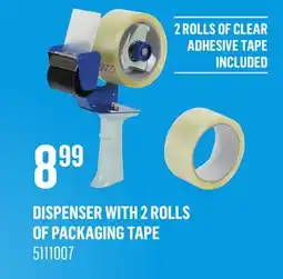 Canac Dispenser with 2 rolls of packaging tape offer