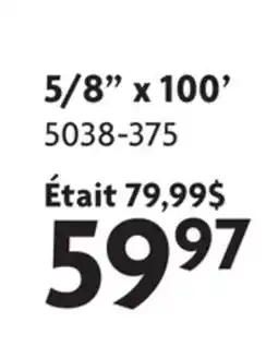 Home Hardware Expanding garden hoses 5/8 x 100' offer