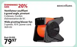 Home Hardware Wide pivoting blower fan offer