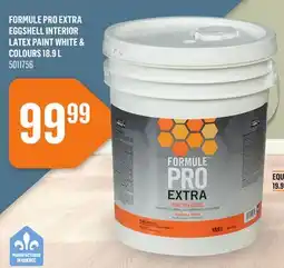 Canac Formule Pro Extra Eggshell Interior Latex Paint White & Colours offer