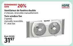Home Hardware Twin window fan offer
