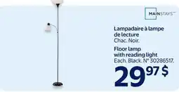 Walmart Floor lamp with reading light offer