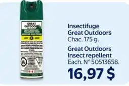Walmart Great Outdoors Insect repellent offer